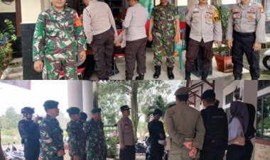 Ciptakan Situasi Kondusif Pasca Pemilu,Kodim 0301/Pbr laksanakan Patroli Bersama Polri