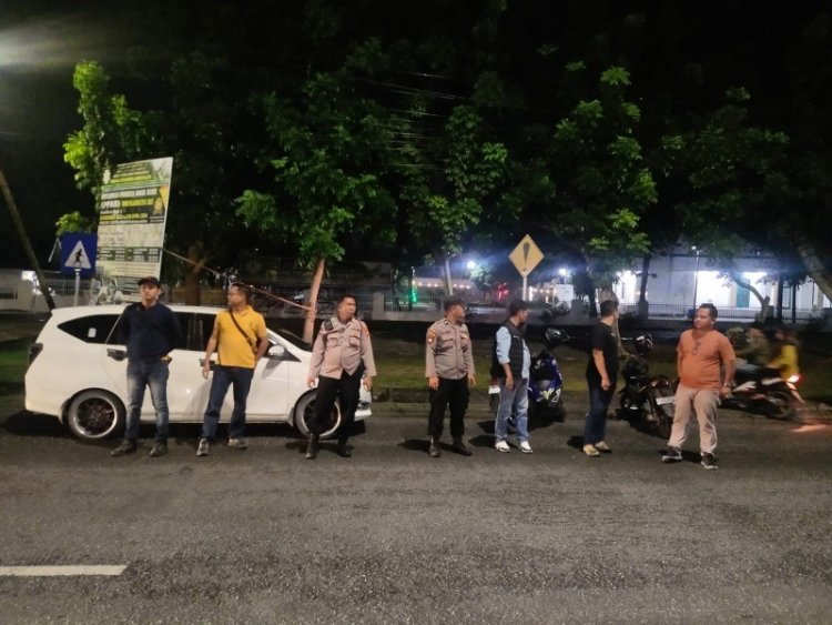 Antisipasi Premanisme, Kanit Reskrim Polsek Tampan Iptu Hasriyal Pimpin Ops KRYD dan PMS 