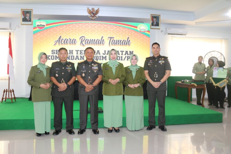 Serah Terima Jabatan Dandim 0301/Pekanbaru, Tanda Estafet Pengabdian Berlanjut