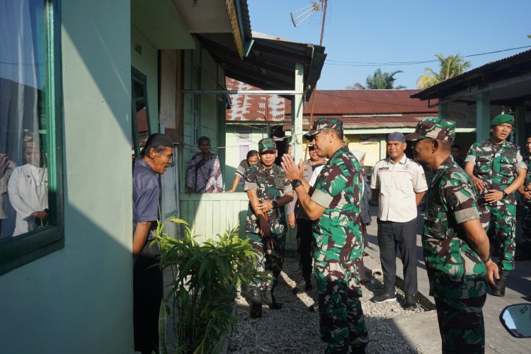 Kodim 0301/Pbr Terima Kunjungan Tim Wasev TMMD ke-120 dari Mabesad