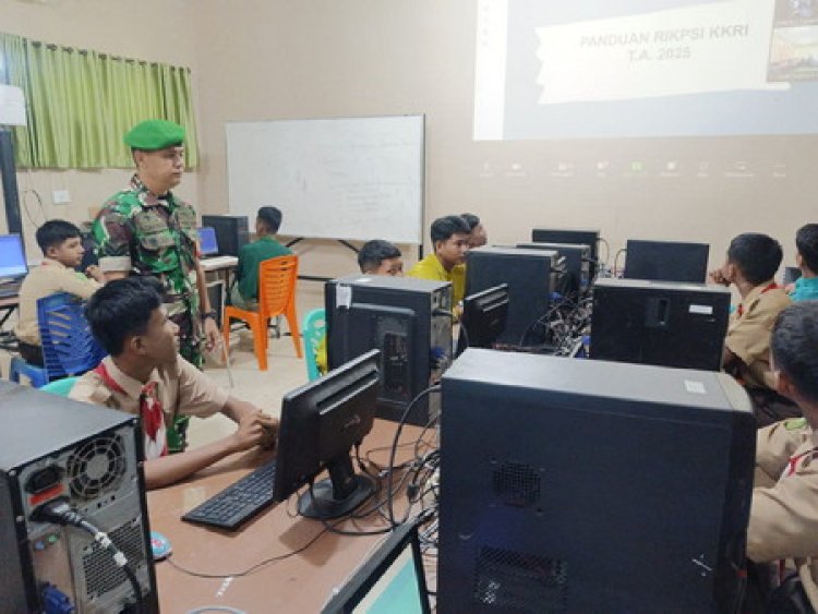 Babinsa Kodim 0301/Pbr Kawal Pemeriksaan Psikologi Online KKRI 2025