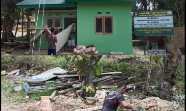 Satgas TMMD ke-127 Kodim 0301/Pekanbaru Kebut Pembangunan RTLH Ibu Anismar, Progres Capai 90 Persen