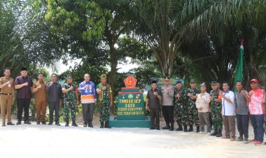 Tim Wasev Tinjau Langsung Progres TMMD ke-127 Kodim 0301/Pekanbaru di Tenayan Raya