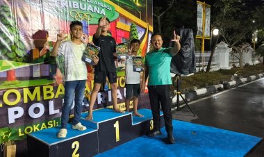 Ratusan Anak Muda Serbu Go Sprint Go Green Seri VII, Ditlantas Polda Riau Dorong Generasi Sehat dan Cinta Lingkungan