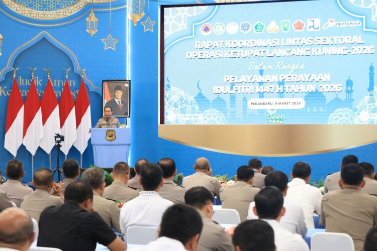Hadapi Mudik Lebaran 2026, Polda Riau Gelar Rakor Operasi Ketupat