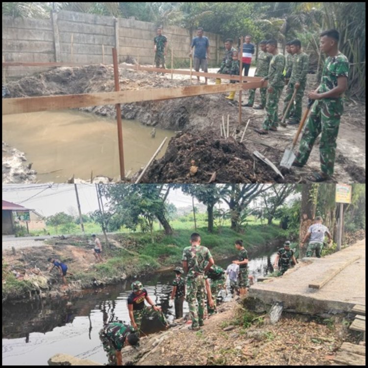 Jembatan Harapan dari Kodim 0301/Pekanbaru, Akses Warga Kini Semakin Dekat