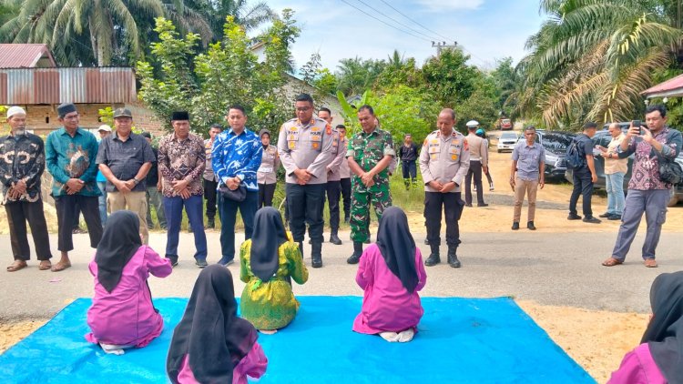 Kapolres Kampar Hadiri Doa Bersama Peresmian Pembangunan 3 Jembatan Merah Putih Presisi, Dukung Kemudahan Akses Dan Kemakmuran Masyarakat