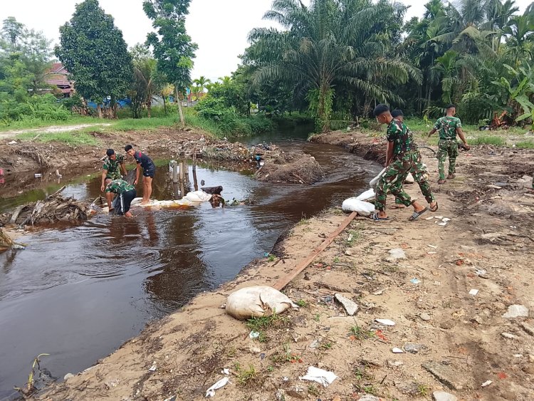 Pengerjaan Jembatan Garuda di Jalan Fajar Terus Berjalan, Warga Sambut Antusias