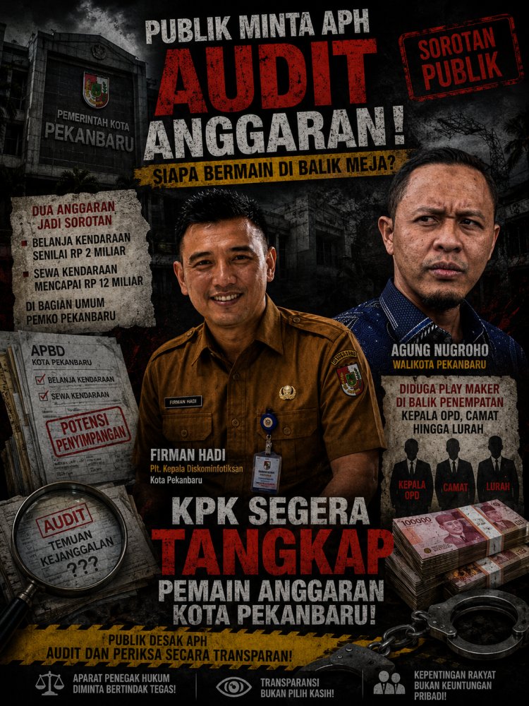 Publik Pertanyakan Transparansi Anggaran Kendaraan Pemko Pekanbaru, Siapa Bertanggung Jawab?