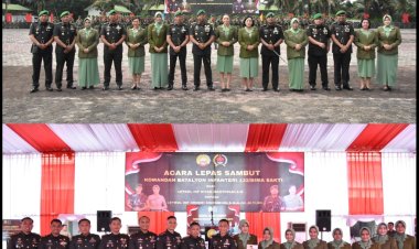 Dandim 0301/Pekanbaru Hadiri Sertijab Danyonif 132/Bima Sakti