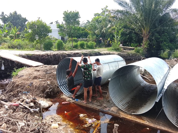 Pengecoran, Pemasangan Armco, hingga Pembersihan Material, Progres Jembatan Garuda Terus Berlanjut
