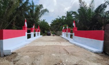 Kodim 0301/Pekanbaru Tuntaskan Jembatan Garuda Armco, Konektivitas Warga Semakin Lancar